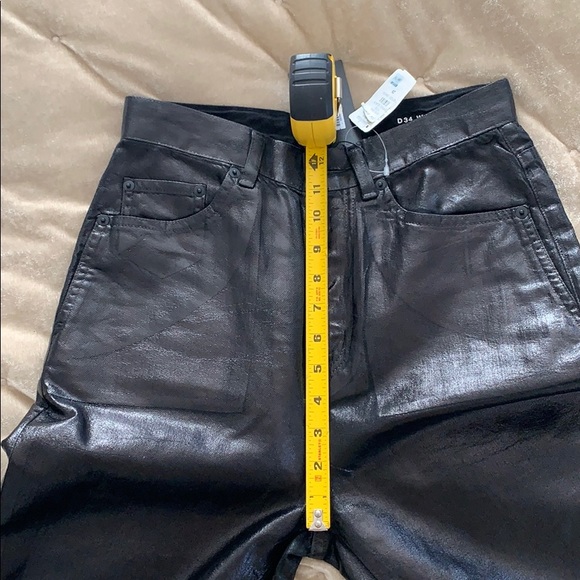 Saint Laurent  High Waisted Shiny Effect Jeans - Picture 12 of 16